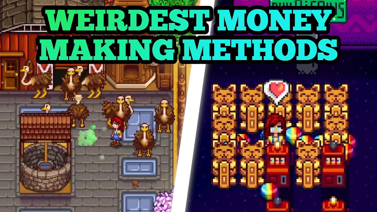 5 STRANGE Ways To Make Tons Of Money In Stardew Valley