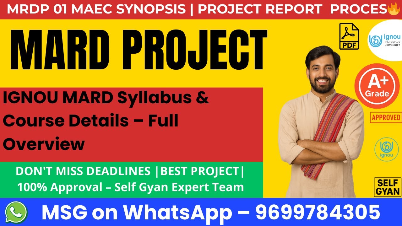IGNOU MARD Syllabus & Course Details &ndash; Full Overview BY SELF GYAN