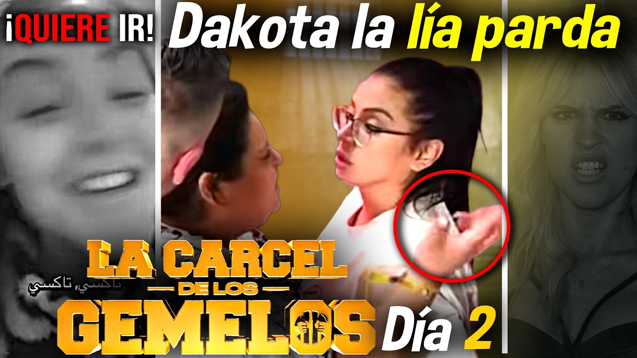 DAKOTA se VUELVE LOCA y SE PELEA con LA FALETE ¡MARRASH QUIERE IR a LA CÁRCEL DE LOS GEMELOS! DÍA 2