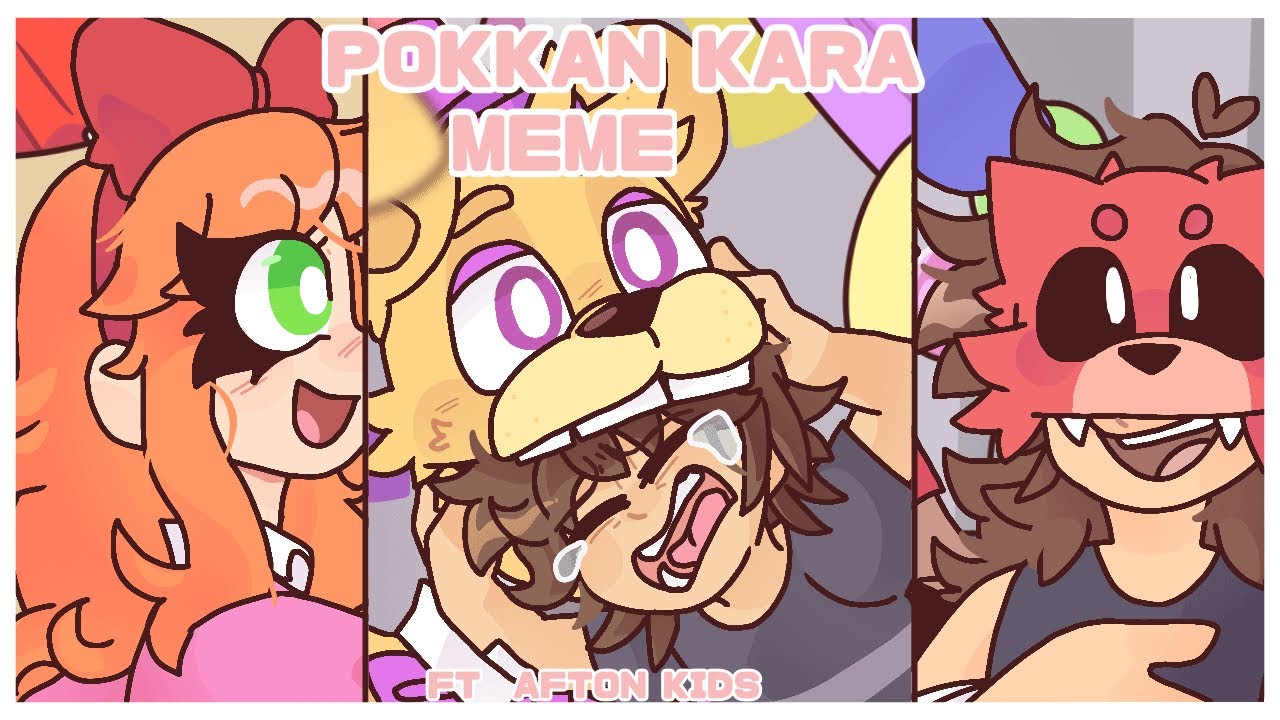 Pokkan Kara animation meme || Flipaclip || Fnaf Afton kids