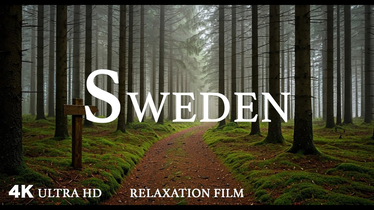 Sweden 4K &ndash; Relaxing Scenery & Hidden Gems with Calming Music