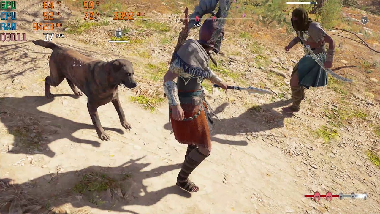 Assassin's Creed Odyssey on asus G751 JY ultra sitting