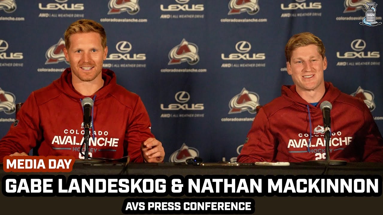 MacKinnon & Landeskog EXCITED For Stanley Cup Hopes, New Signings, & More | Avs Media day