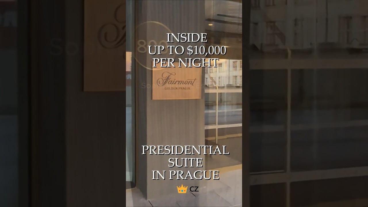 Inside up to the $10,000 per Night Presidential Suite in Prague 👑🇨🇿