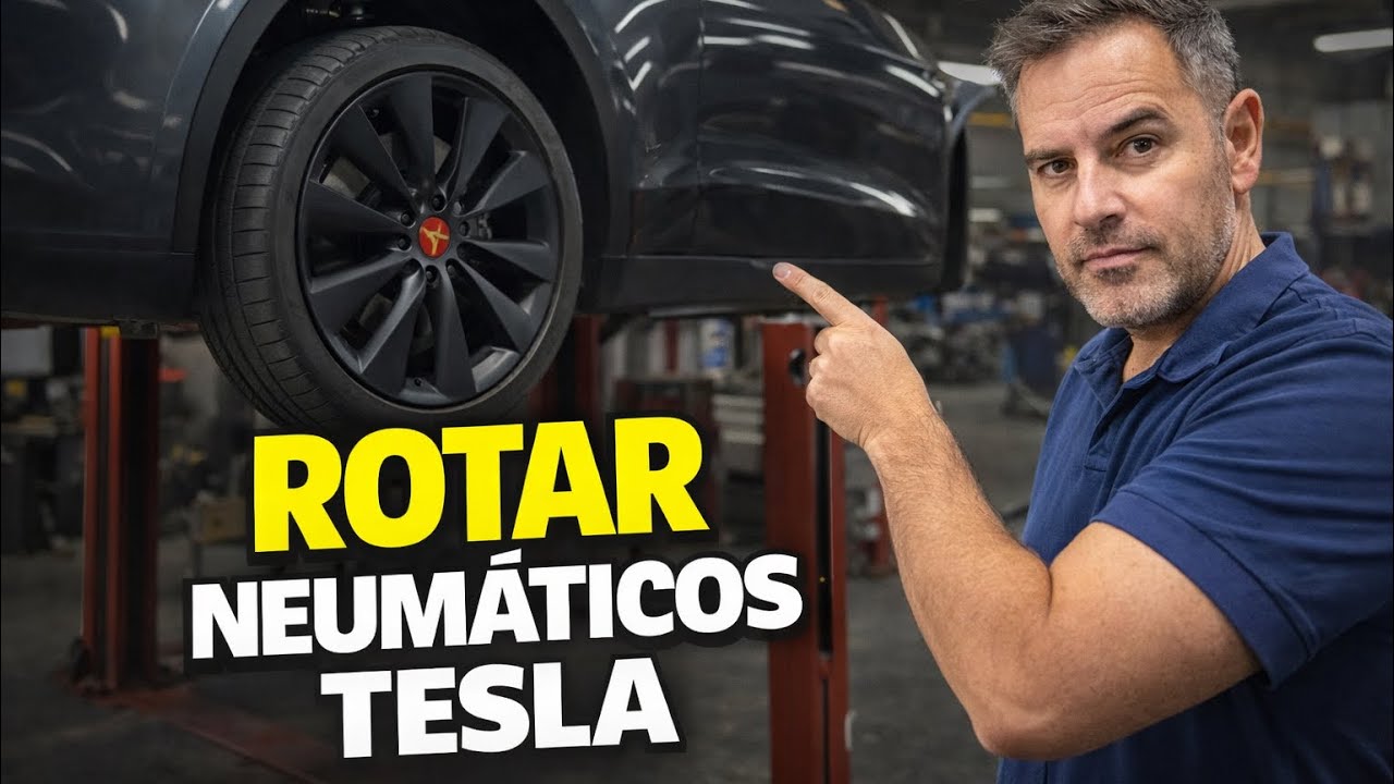 Mantenimiento Tesla: rotación de neumáticos 