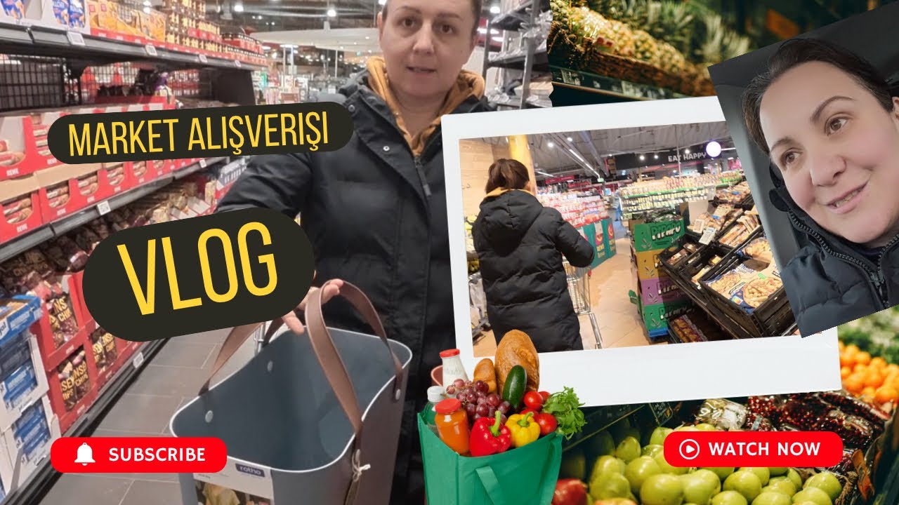 ALMANYA VLOG | Ablamla Gece Alışverişi🌙 Son İki Gün 🗓️#günlükvlog 