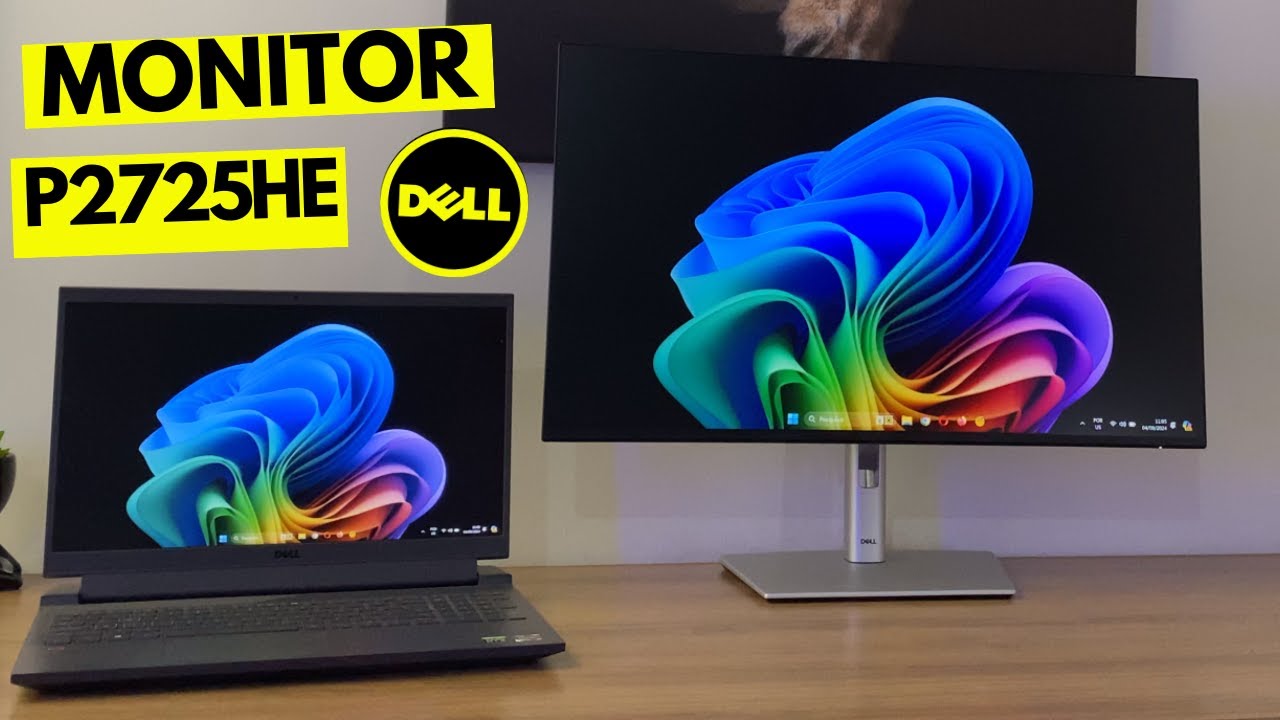 UNBOXING Monitor Dell de 27 com HUB USB C – P2725HE