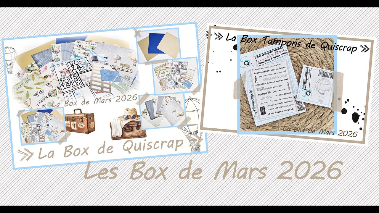 Les Box de Mars 2026 en vidéo