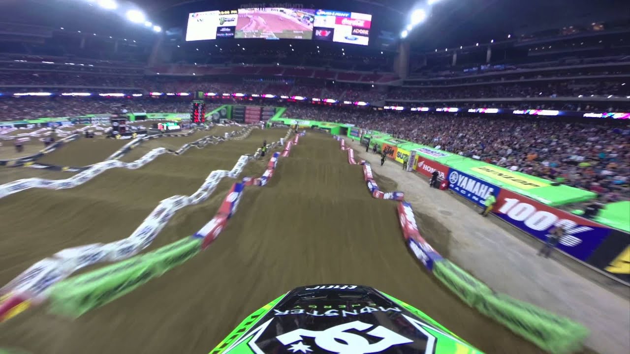 GoPro HD: Ryan Villopoto Main Event Win 2014 Monster Energy Supercross from Houston