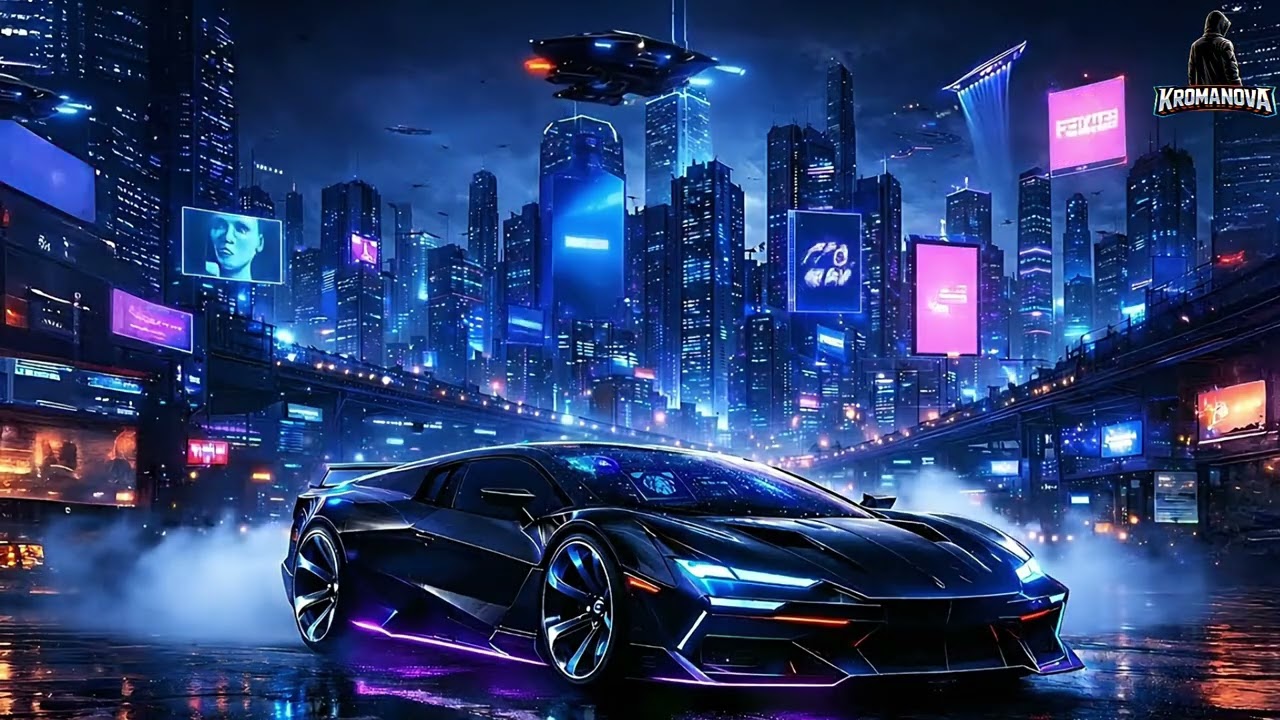 Cyberpunk Vaporwave | Outrun & Synthwave for Coding 🚗 Gridlocked Daydreams [Kromanova Synth]