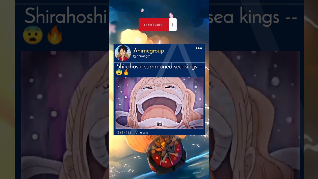 shirahoshi summoned sea kings #onepiece #edit #shorts
