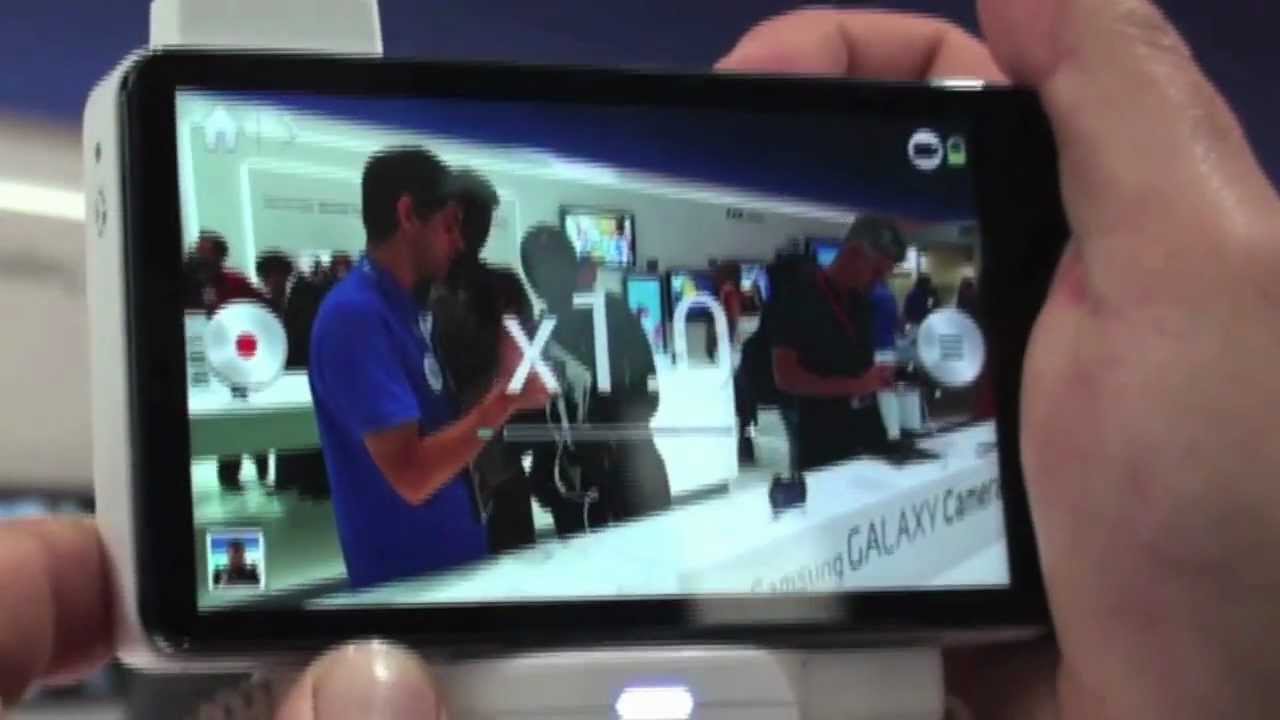 Samsung Galaxy Camera: aparat z Androidem, 4,8-calowym dotykowym wyświetlaczem HD, wi-fi i 4G