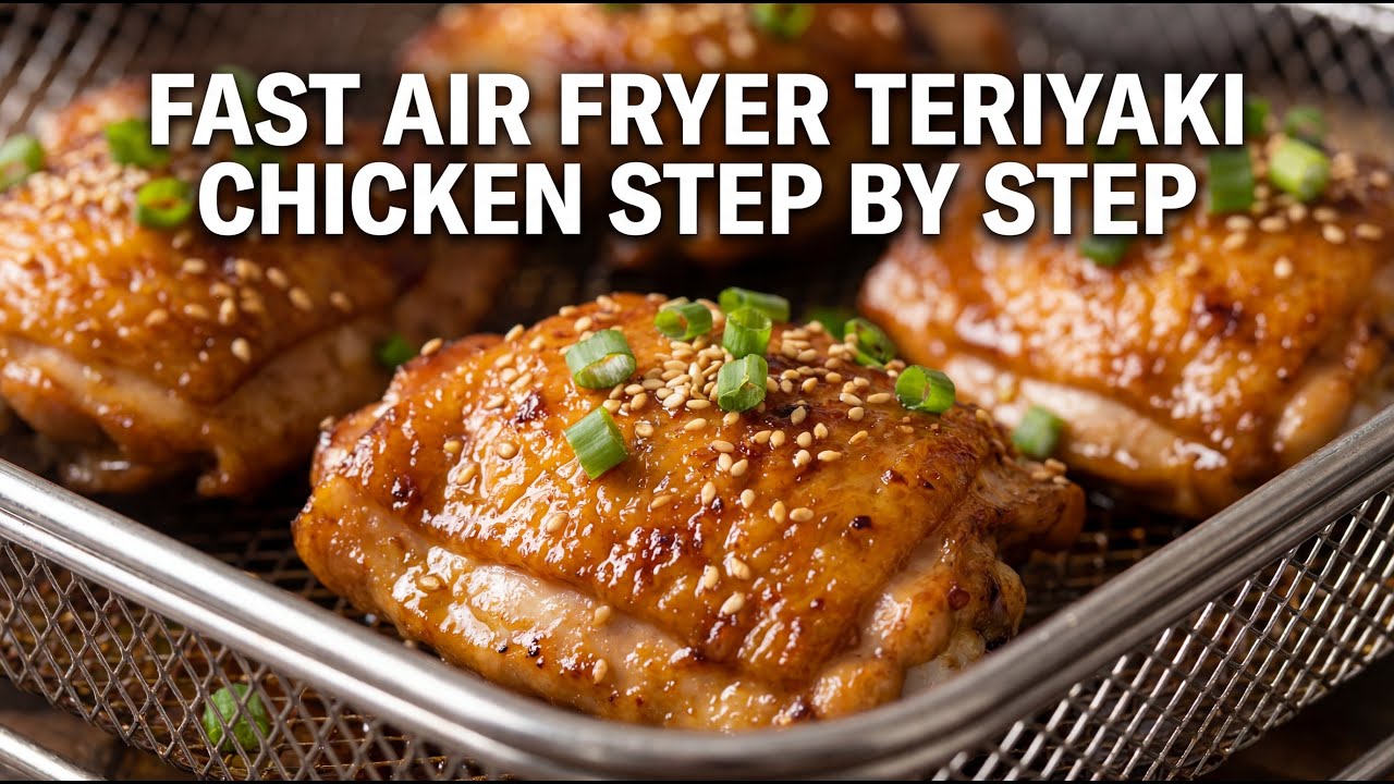 Fast Air Fryer Teriyaki Chicken Cooking Guide Step By Step