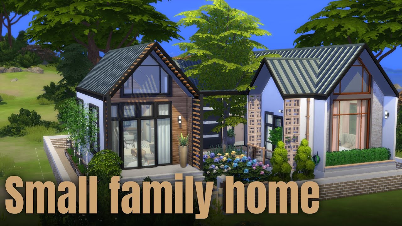 Small family home | Sims 4 | Speed build | no CC