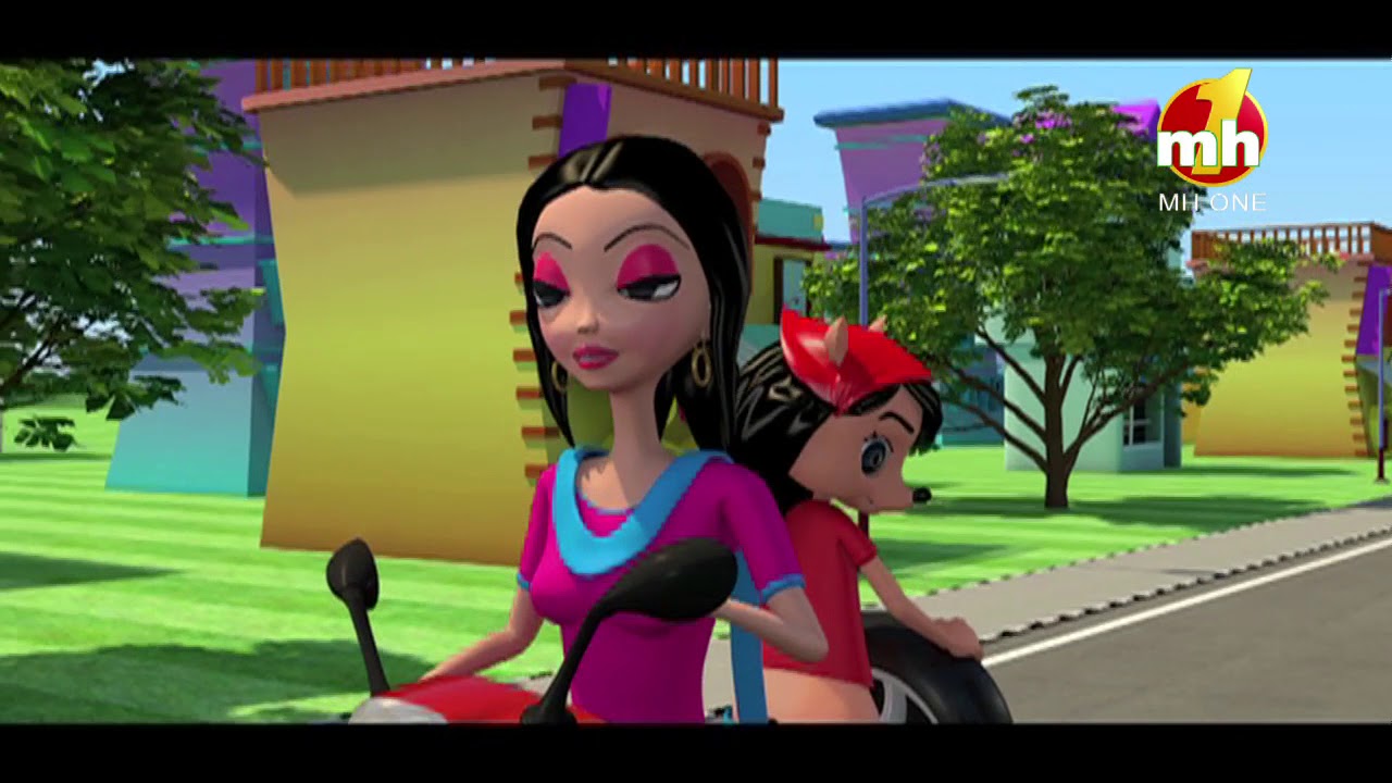 Happy Sheru Piche Aa Rahe Ne | Happy Sheru | Funny Cartoon Animation | MH ONE Music