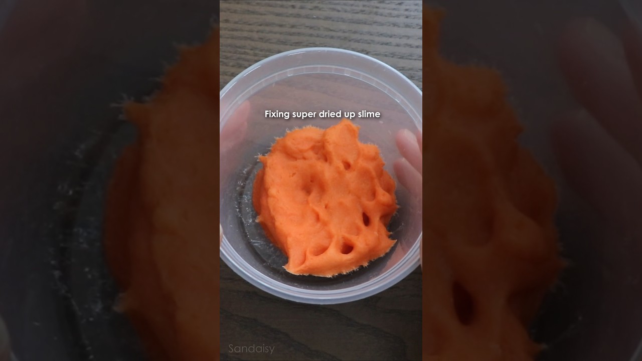 Fixing super dried up cloud slime #trusttheprocess