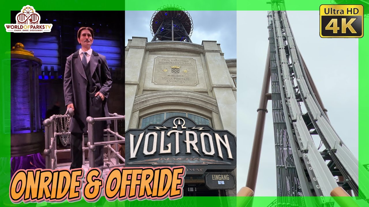 Voltron Europa Park Onride - Off Ride - Full Experience - Best Coaster in Europe - POV - Mack Rides