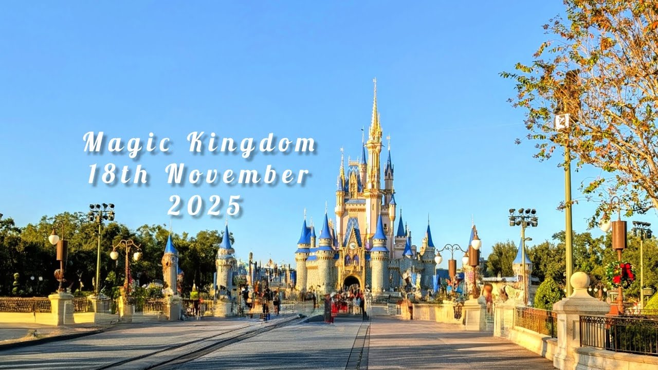 A walk up main street Magic Kingdom Florida 18th November 2025 