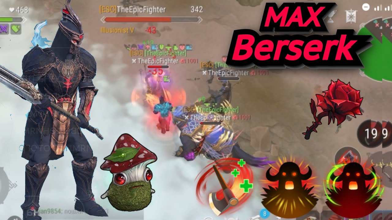 MAX Berserk + Shroom PVP In Frostborn | OBT TESTING 