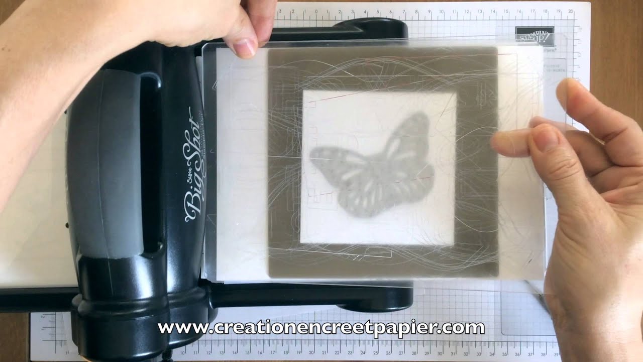 Créez des impressions de fond avec vos découpes de Big Shot Stampin'Up!