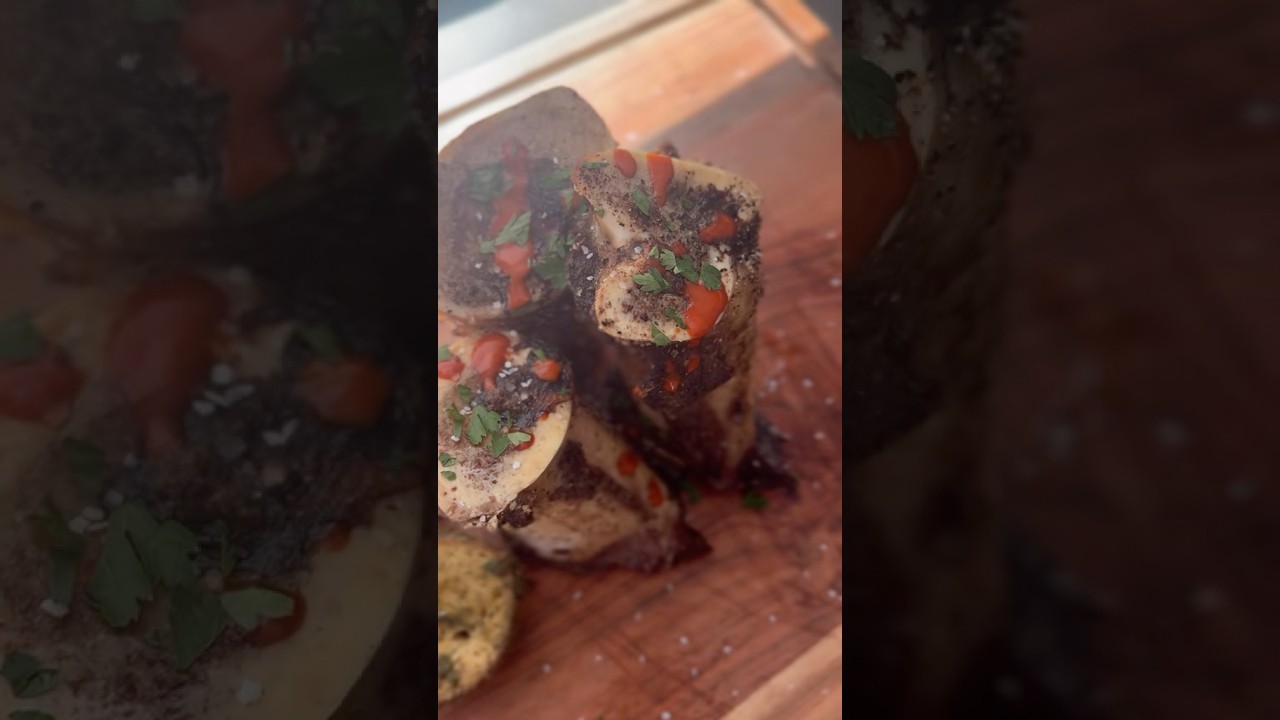 Bone butter #bbq #bonemarrow #foodie #cookingvideo #delicious #flavor #explore #fyp #viral