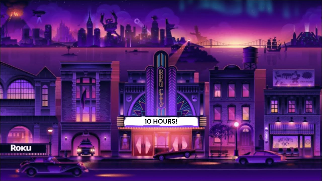 Roku Screensaver - City Stroll: Movie Magic (10 Hours EXTENDED) [with music]