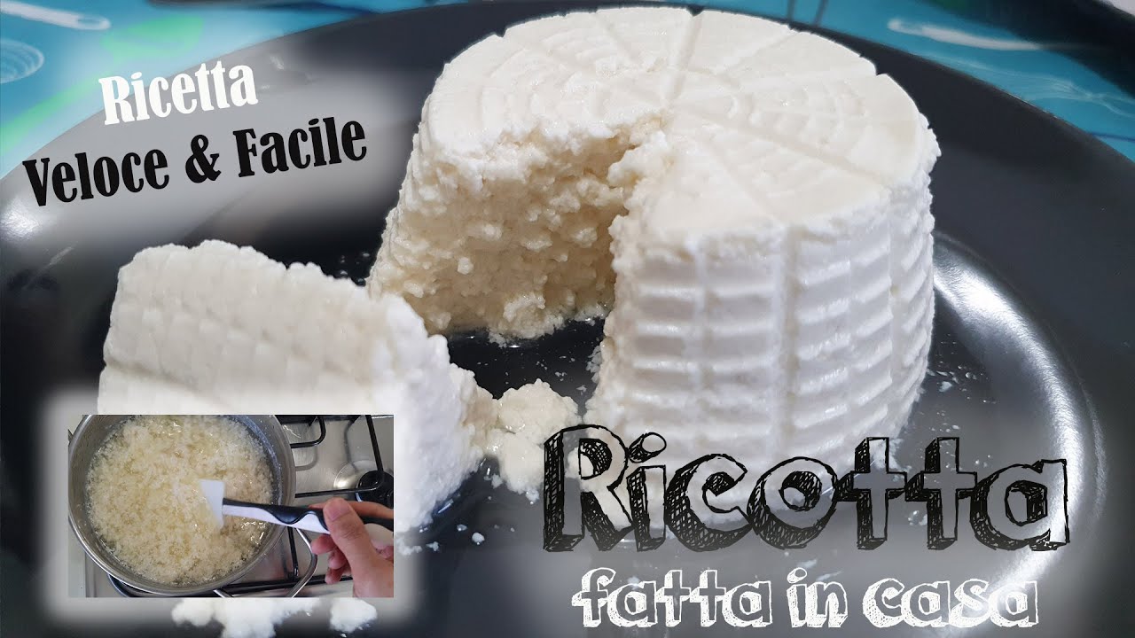 Videoricetta |🥛 Ricotta fatta in casa 🏠(facilissima e veloce)