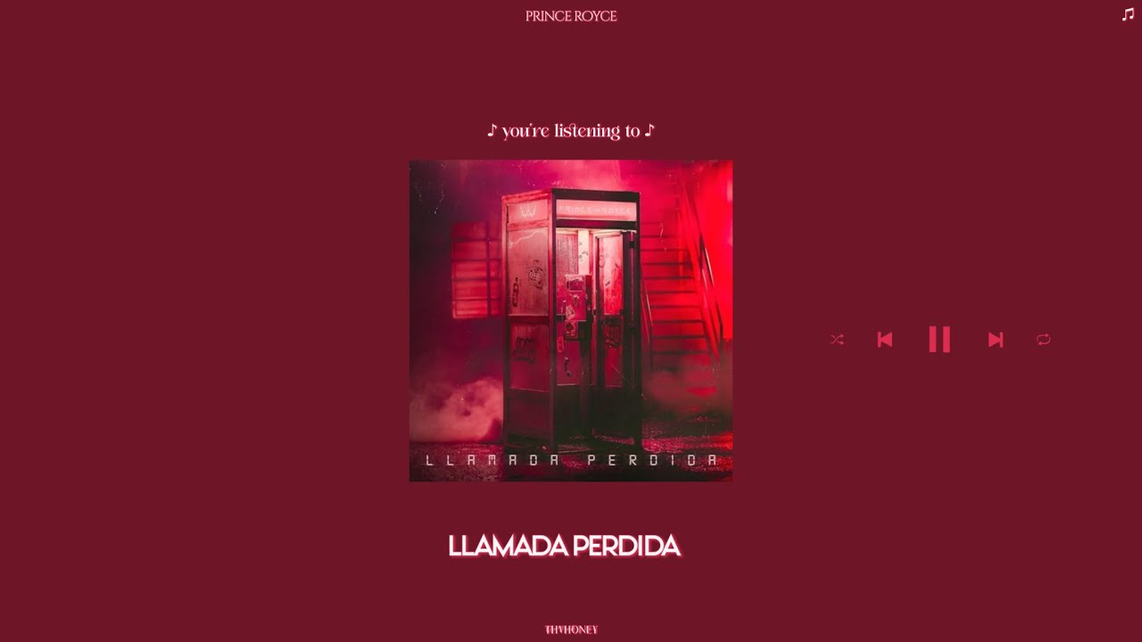 prince royce - llamada perdida (slowed + reverb)