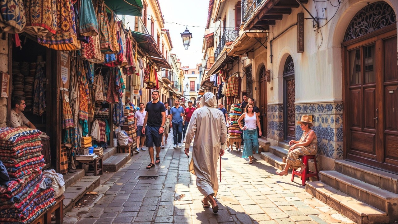 🇲🇦 Танжер, Марокко 4K – Прогулка по лабиринтам Медины Танжера!