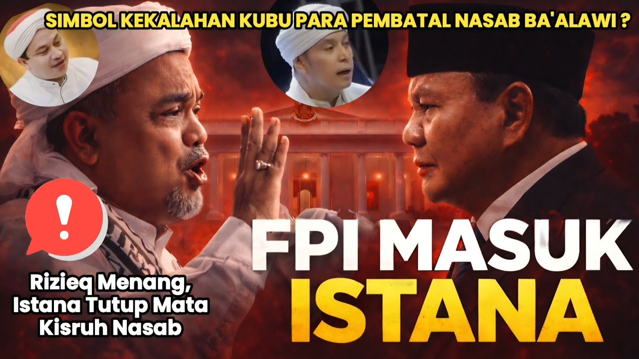 PEMBATALAN NASAB BA'ALAWI DIHADANG: Ormas Terlarang FPI Hadir di Istana Presiden