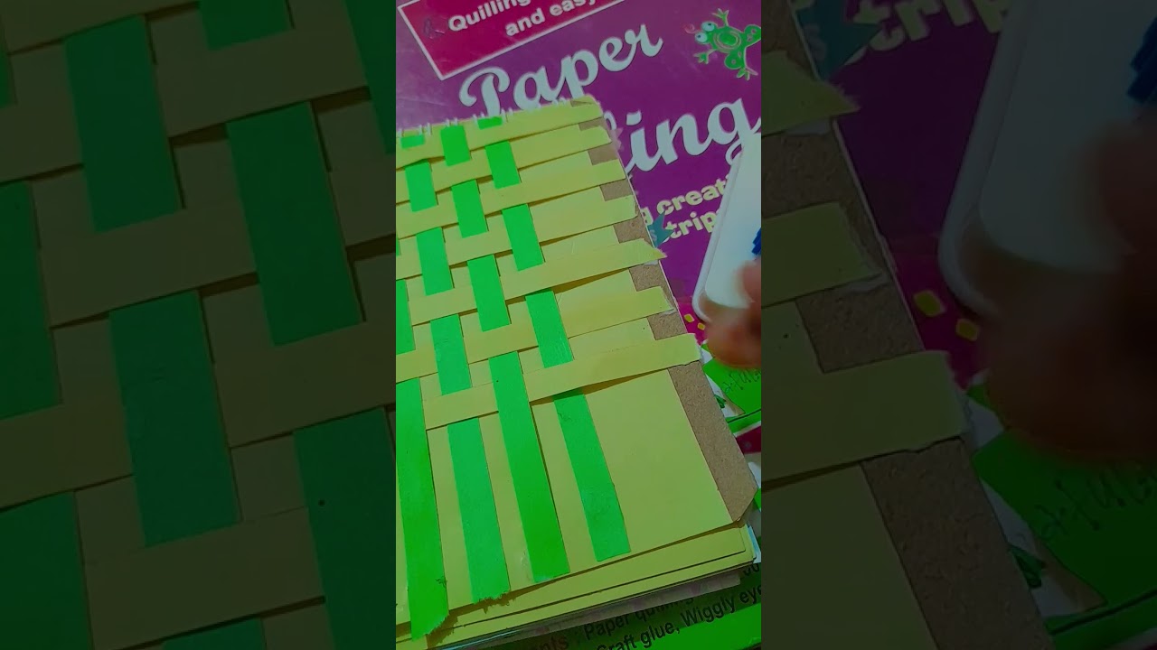 Paper weaving #bollywood #dance #asthetic craft #quilling ideas #tricks  #activities #indiancrafts