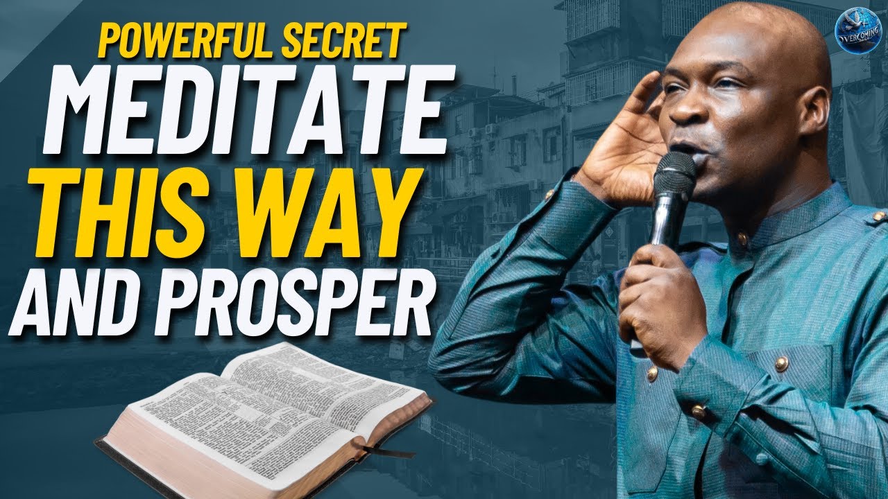 Your Life Will Not Change Until You Apply This Principle  Of Meditation | Apostle Joshua Selman