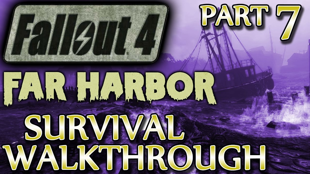 Ⓦ Fallout 4 Far Harbor DLC Walkthrough ▪ Part 7: Defending Uncle Ken, etc. [SURVIVAL]