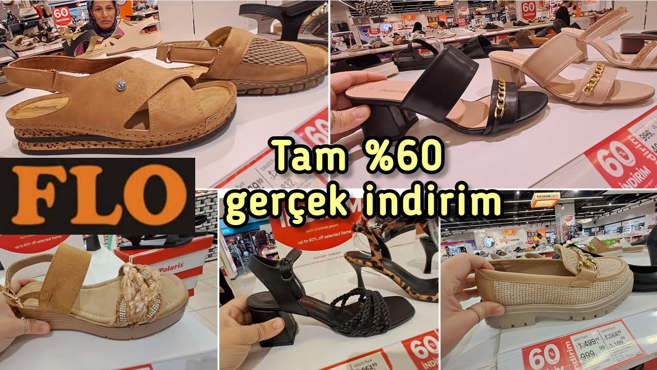 Flo da taam %60 gerçek indirim ‼️ herşey aşırı uygun‼️ ayakkabı alışverişi | sandalet modelleri 