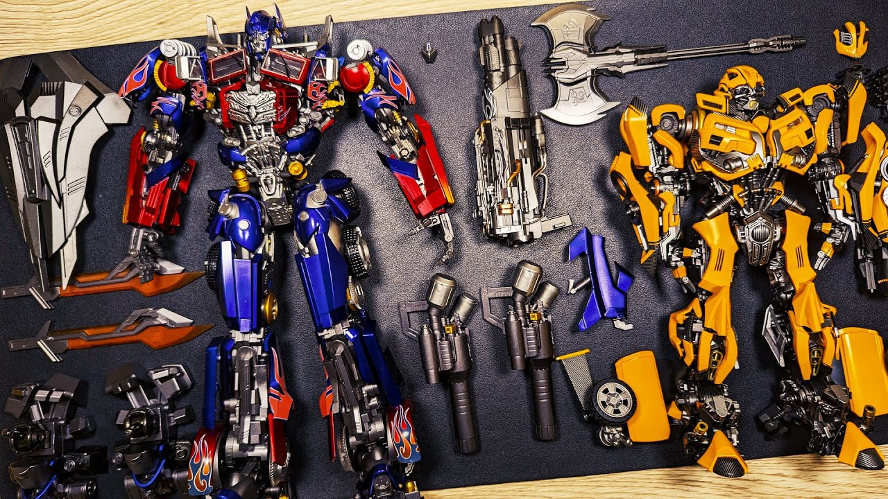 Transformers movie 1 Optimus Prime and Bumblebee