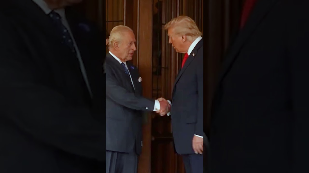 He's a Great King&rsquo;: Trump Bids Farewell to King Charles at Windsor