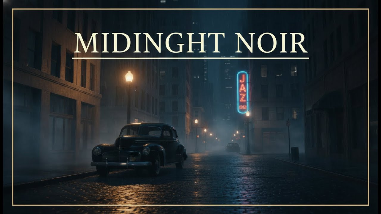 1940s City Night Jazz 🎻 Elegant Old Money Ambience: Deep Sleep, Focus & Relaxing Winter Vibes