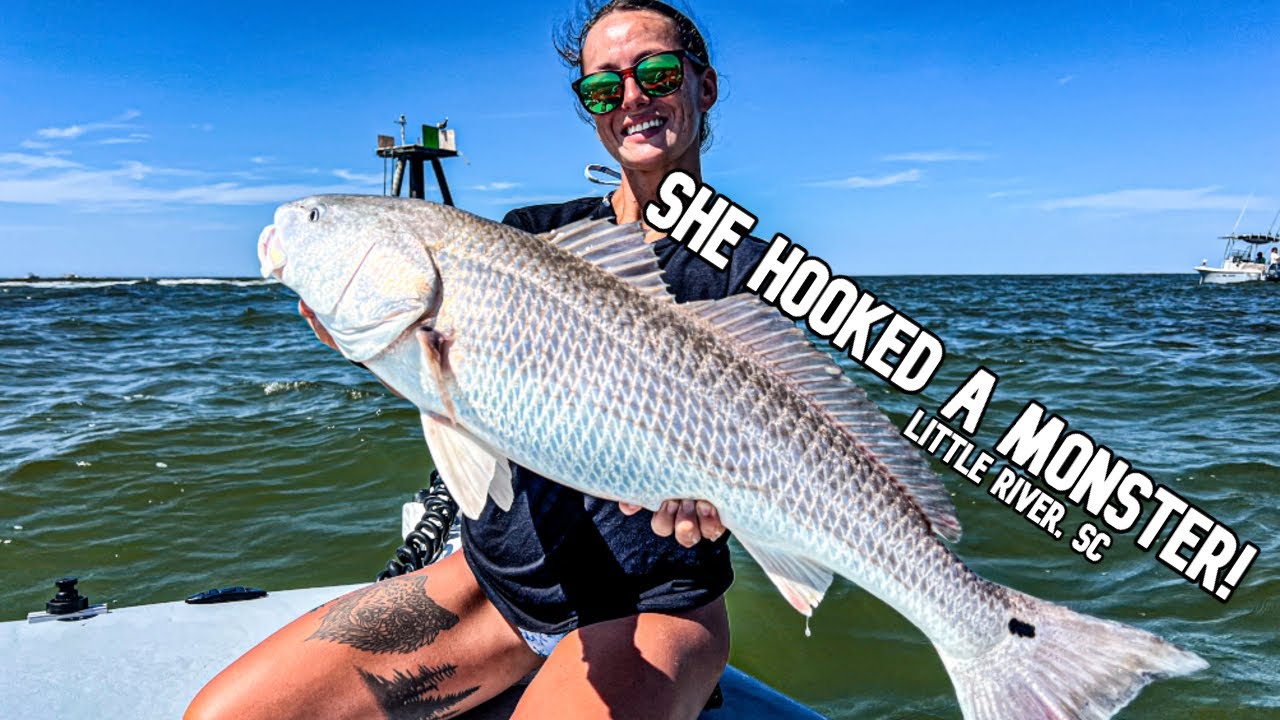 INSANE Redfish Bite in Little River, SC + Catch and Cook!