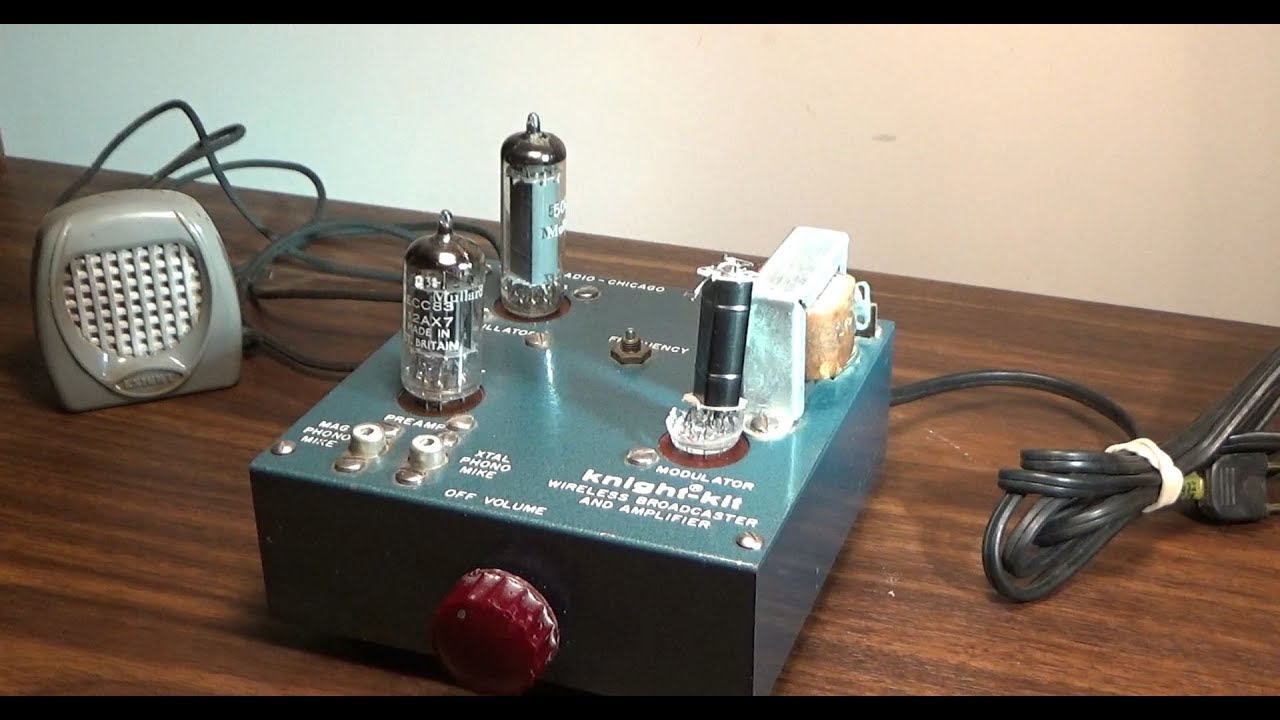 1959 Knight-Kit Wireless Broadcaster and Amplifier