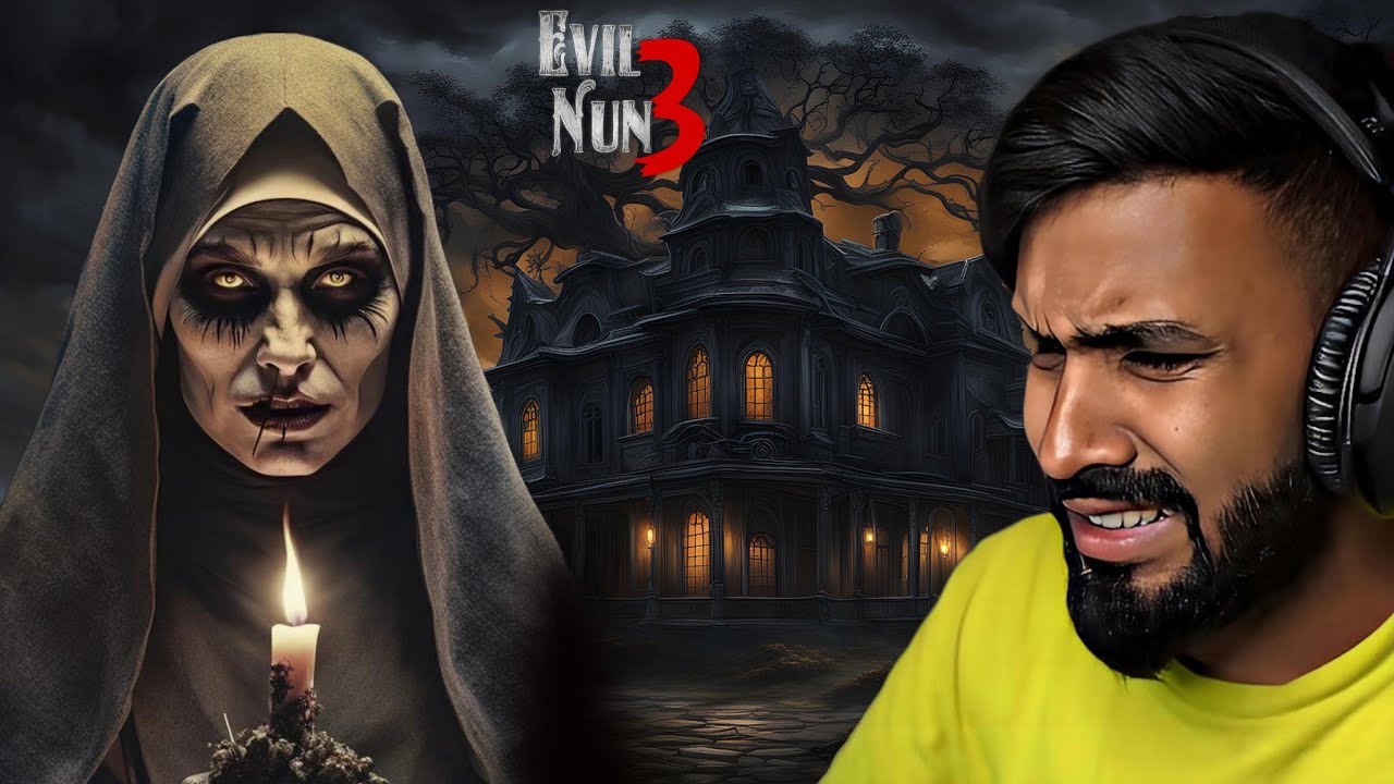 CAN I ESCAPE FROM EVIL NUN HAUNTED HOUSE || TECHNO GAMERZ HORROR GAME || TECHNO GAMERZ