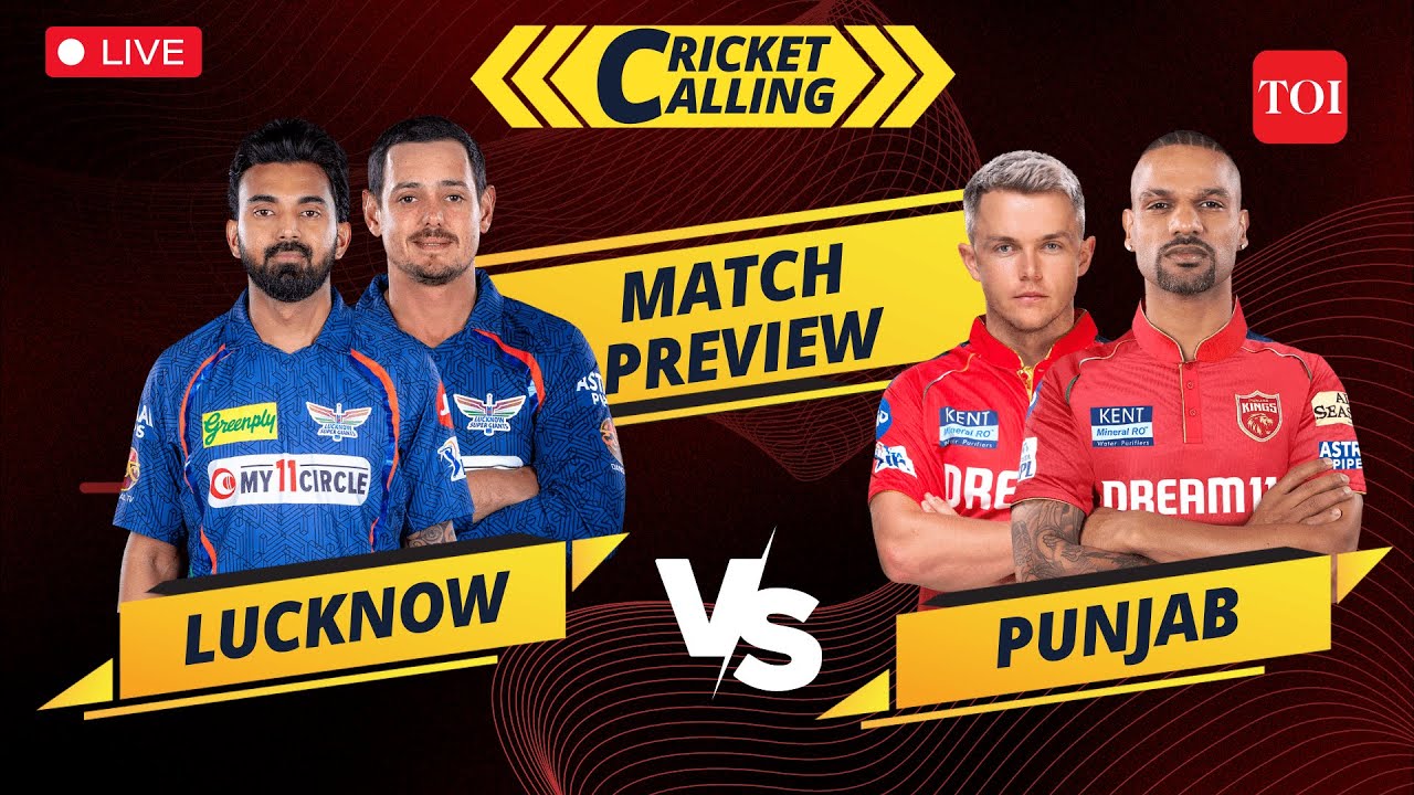 IPL 2024 Live: Lucknow vs Punjab Match Prediction | LSG vs PBKS | IPL Match 11| Cricket Calling |TOI