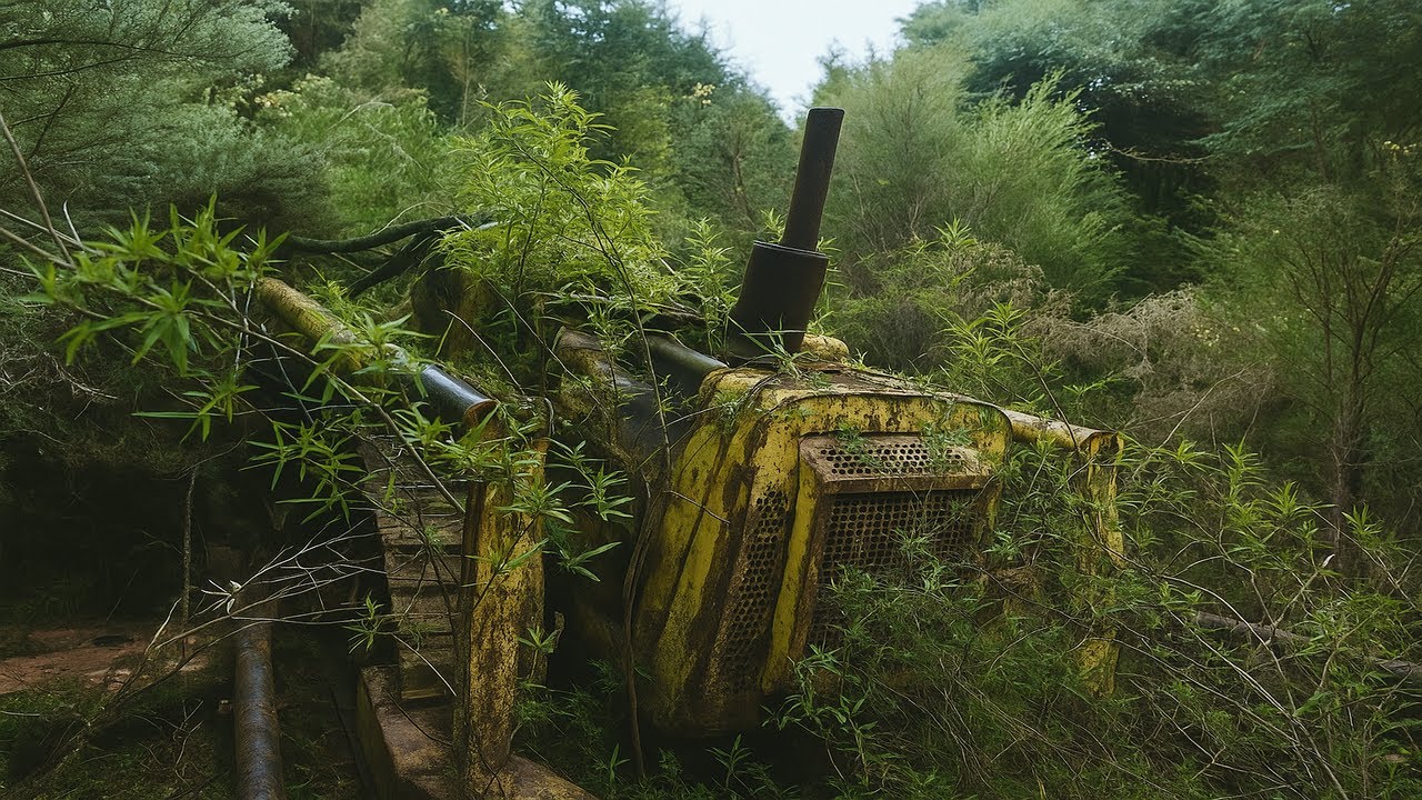 Rescue of TD9 bulldozer abandoned in the forest for 20 years