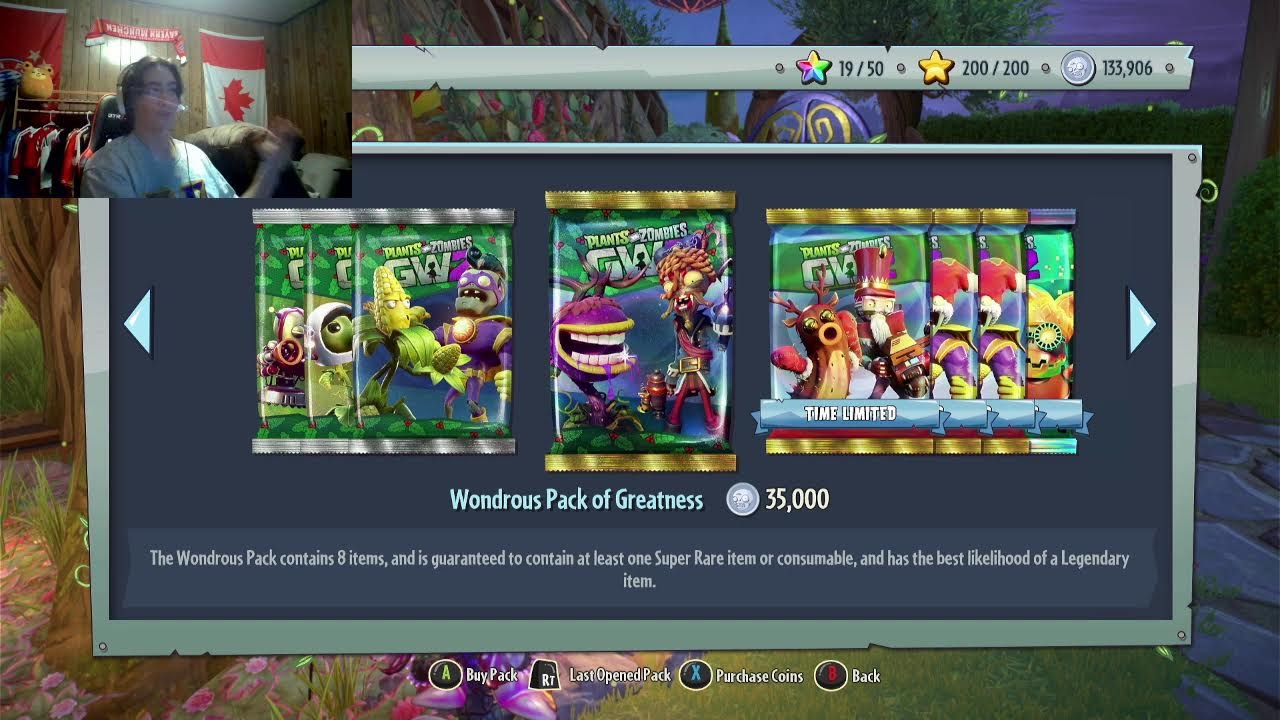 TOH VOD - 1 MILLION COINS worth of packs in Garden Warfare 2!