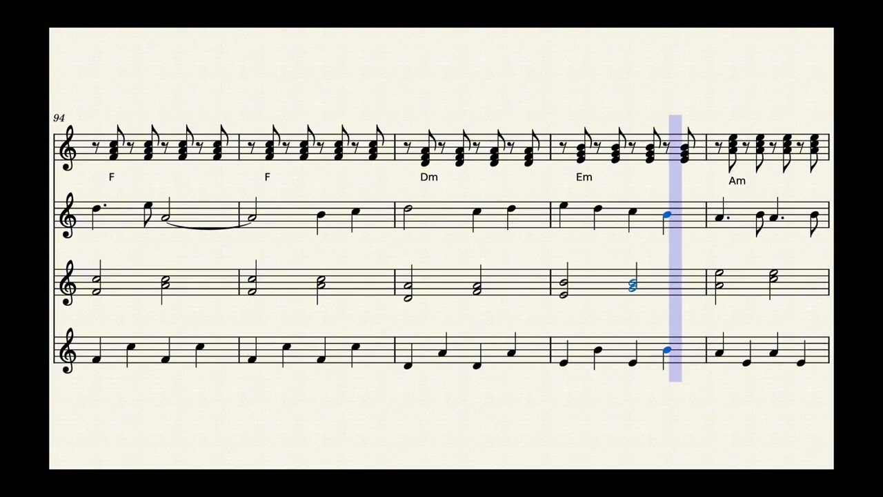 La Gossa Sorda - Aire (partitura)
