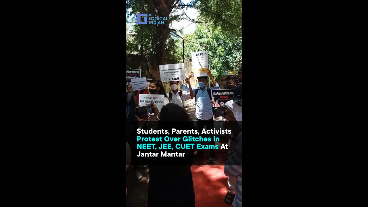 Students, Parents, Activists Protest Over Glitches In NEET, JEE, CUET Exams At Jantar Mantar
