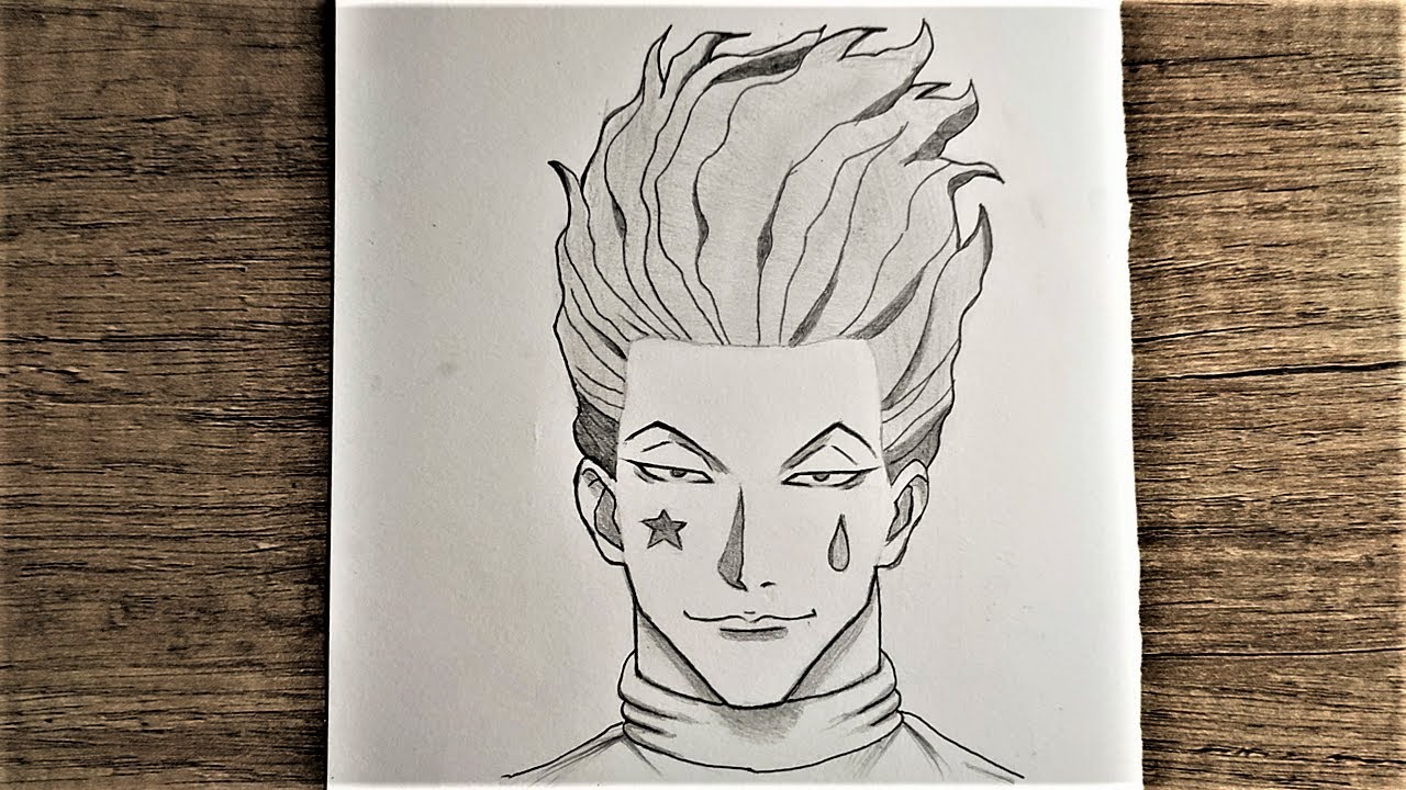 How to draw hisoka from hunter x hunter easy step by step | hisoka drawing tutorial