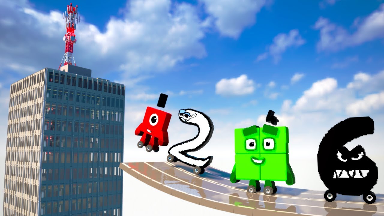 Number Lore & Numberblocks Cars vs Dynamic Office | Teardown