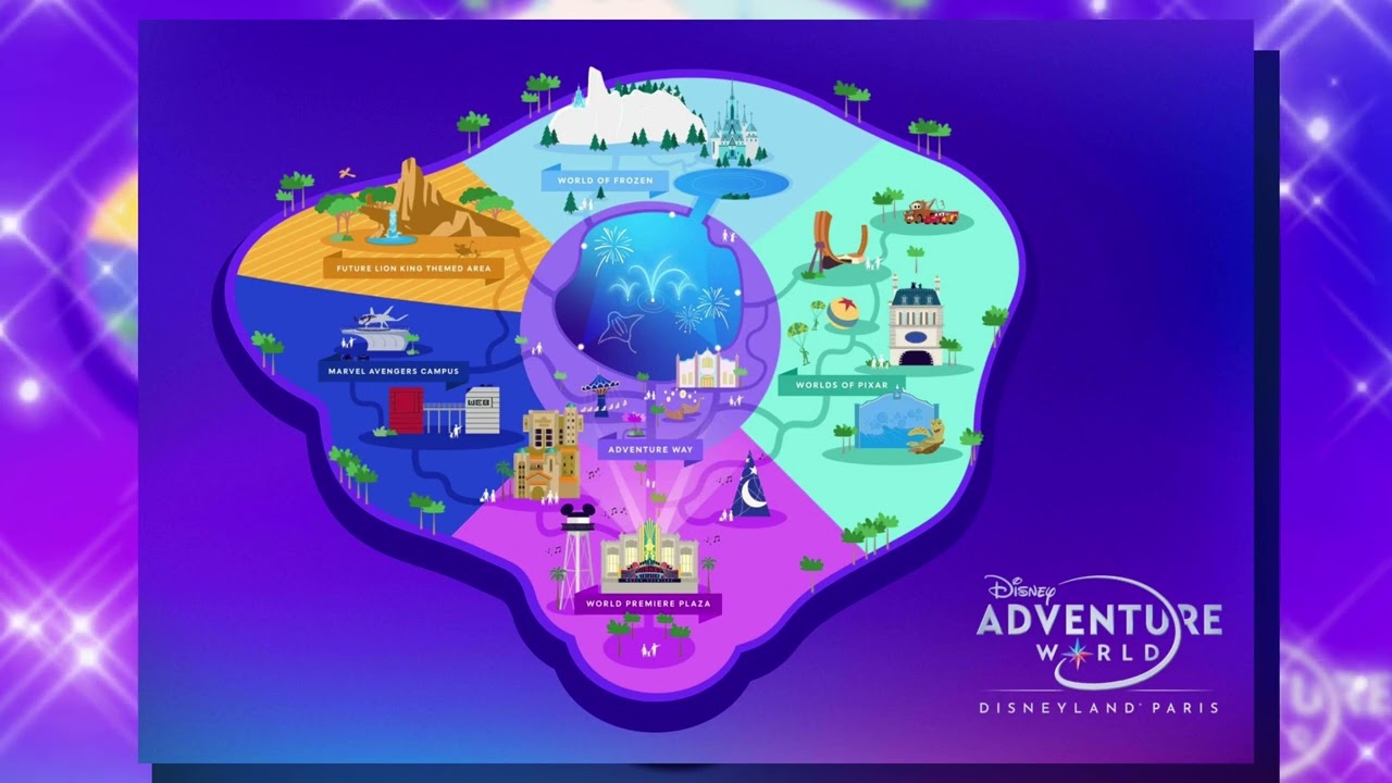 Disney Adventure World - Map (See description)