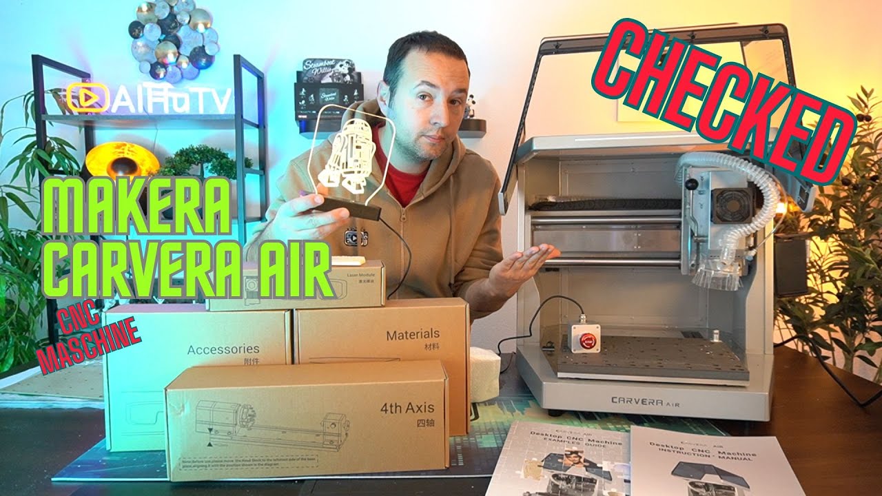MAKERA - CARVERA AIR - Desktop CNC Maschine für Zuhause - REVIEW