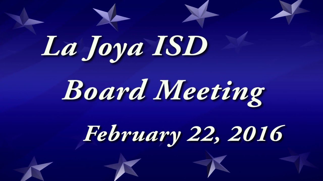 Board Meeting 2-22-16